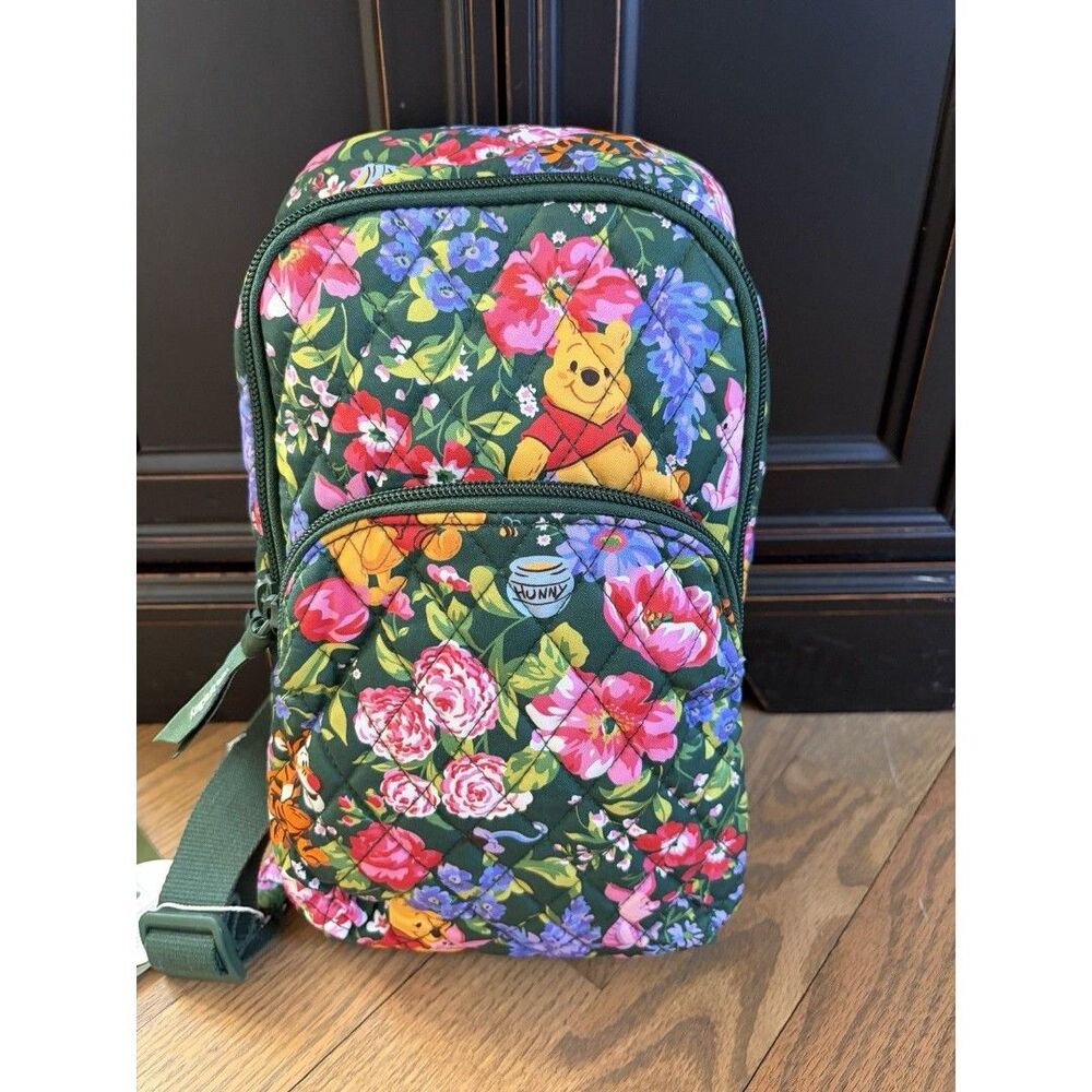 Vera Bradley Disney WINNIE THE POOH TIGGER Lorman Sling Backpack Bag NWT